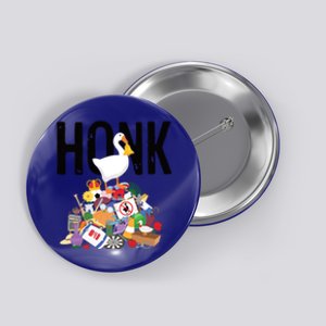 Goose Game Honk Untitled Goose Addiction Press Y To Honk Funny Gift Button