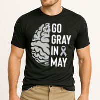 Go Gray In May Brain Tumor Awareness Cooling Performance Crew T-Shirt