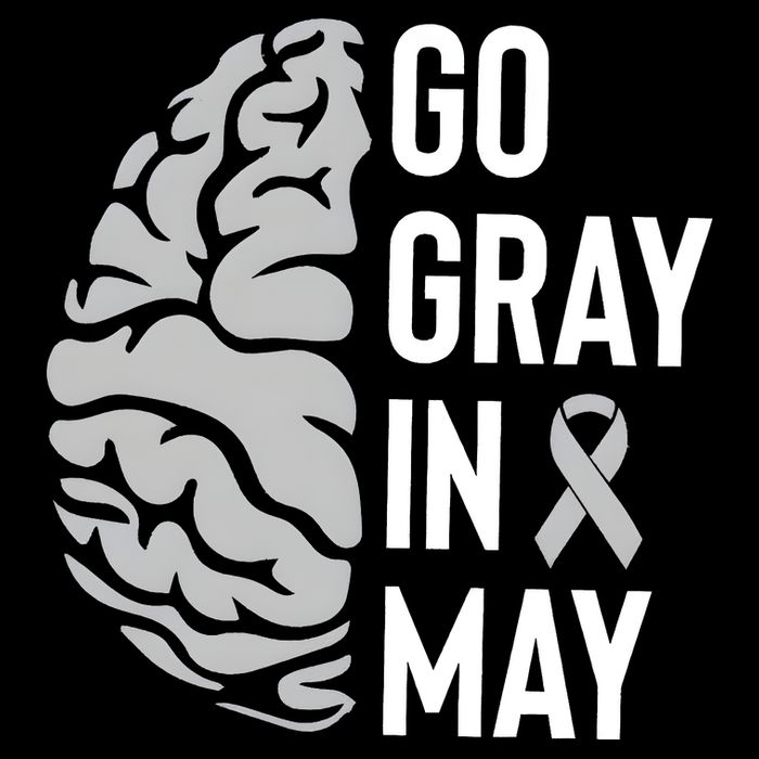 Go Gray In May Brain Tumor Awareness Cooling Performance Crew T-Shirt