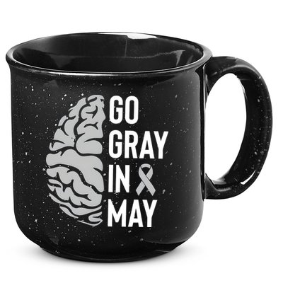 Go Gray In May Brain Tumor Awareness 15oz Campfire Ceramic Mug