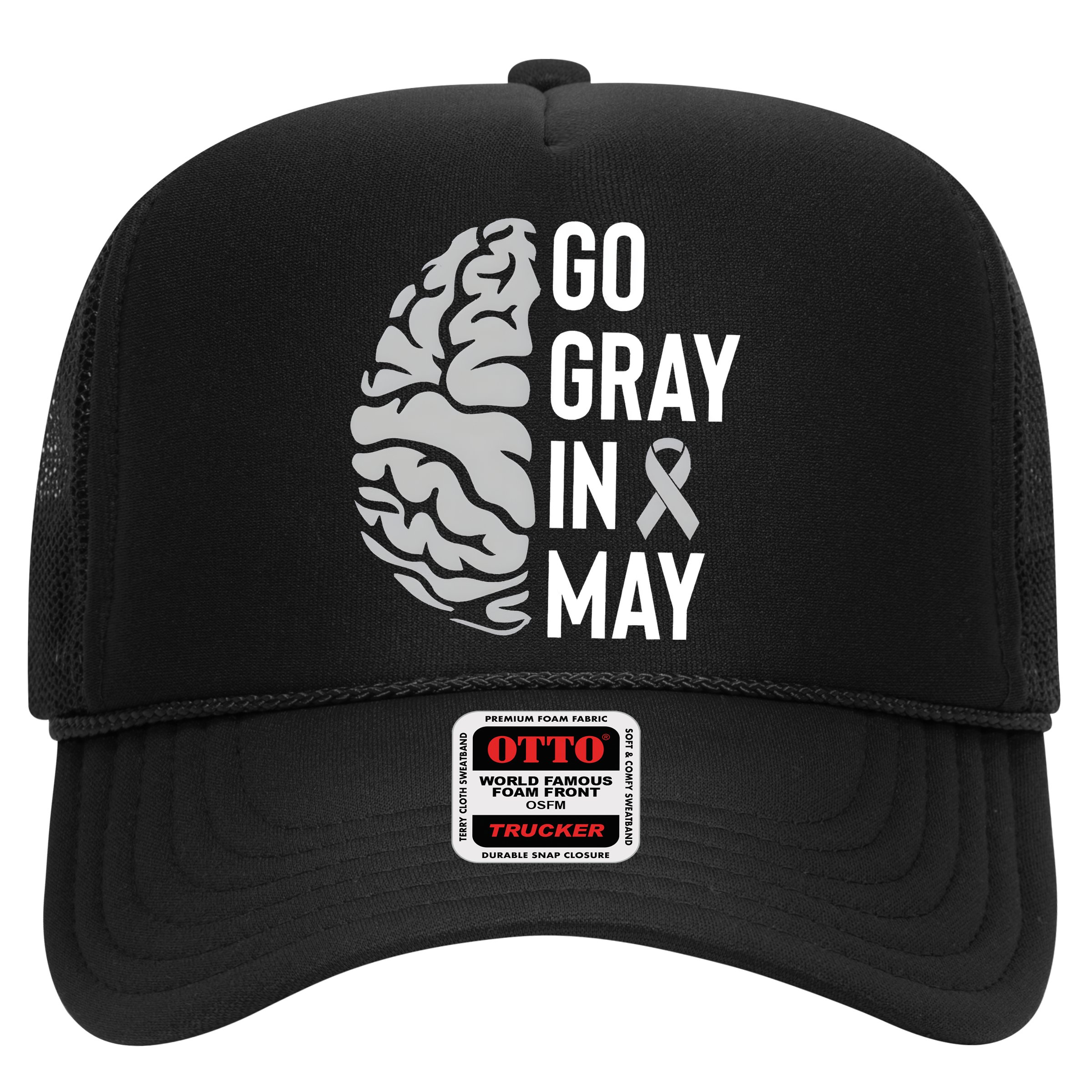 Go Gray In May Brain Tumor Awareness Hat