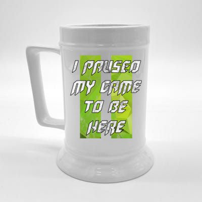 Gamer Gift I Paused My Game To Be Here Gift Beer Stein