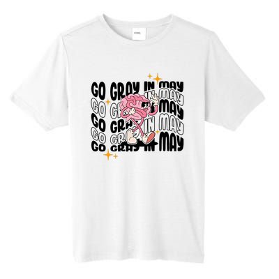 Go Gray In May Brain Tumor Awareness Nurse Brain Mental Brain Cancer Patients Tall Fusion ChromaSoft Performance T-Shirt