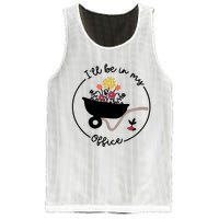 Gardener Gardening I'll Be In My Office Mesh Reversible Basketball Jersey Tank