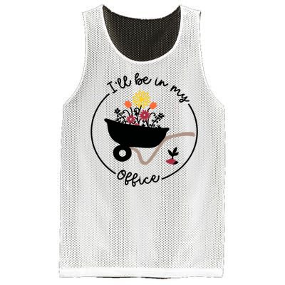 Gardener Gardening I'll Be In My Office Mesh Reversible Basketball Jersey Tank