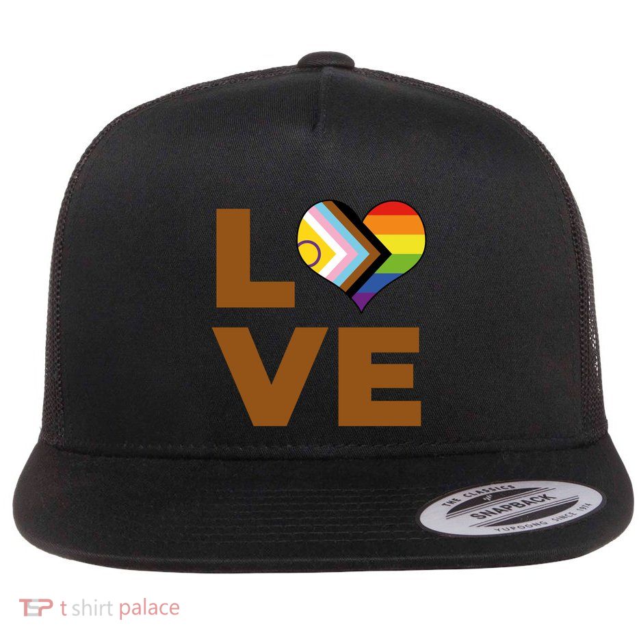 Gift Flat Bill Trucker Hat