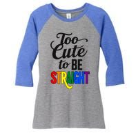 Gift Women's Tri-Blend 3/4-Sleeve Raglan Shirt