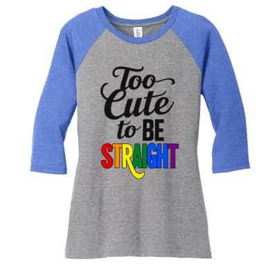 Gift Women's Tri-Blend 3/4-Sleeve Raglan Shirt