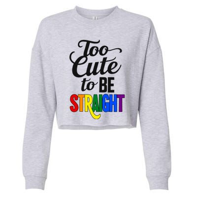 Gift Cropped Pullover Crew