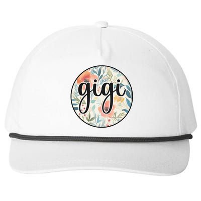 Gigi Snapback Five-Panel Rope Hat