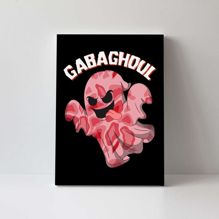 Gabaghoul Ghost Italian Ham Halloween Gabagool Parody Canvas