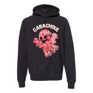 Gabaghoul Ghost Italian Ham Halloween Gabagool Parody Premium Hoodie