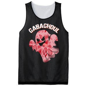 Gabaghoul Ghost Italian Ham Halloween Gabagool Parody Mesh Reversible Basketball Jersey Tank