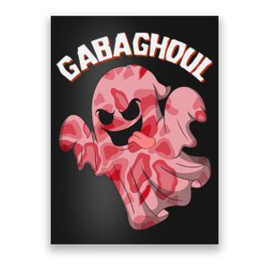 Gabaghoul Ghost Italian Ham Halloween Gabagool Parody Poster