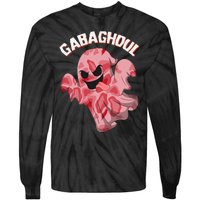 Gabaghoul Ghost Italian Ham Halloween Gabagool Parody Tie-Dye Long Sleeve Shirt