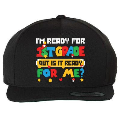 Game Gaming Im Ready For 1st Grade First Day Wool Snapback Cap