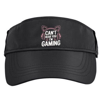 Gamer Gaming I CanT Hear You IM Gaming Video Games Gift Adult Drive Performance Visor