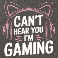 Gamer Gaming I CanT Hear You IM Gaming Video Games Gift Cotton Canvas Backpack