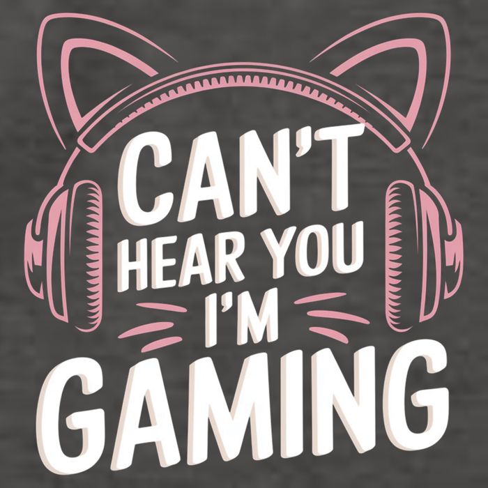 Gamer Gaming I CanT Hear You IM Gaming Video Games Gift Vector Backpack