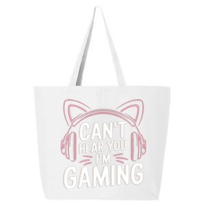 Gamer Gaming I CanT Hear You IM Gaming Video Games Gift 25L Jumbo Tote