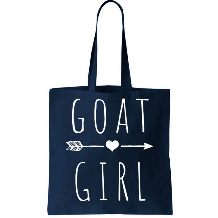 Goat Girl I Love Goats Tote Bag