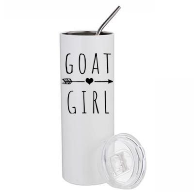 Goat Girl I Love Goats Stainless Steel Tumbler