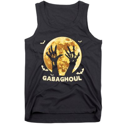 Gabaghoul Ghost Italian Ham Halloween Gabagool Parody Tank Top