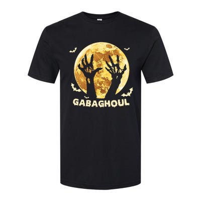 Gabaghoul Ghost Italian Ham Halloween Gabagool Parody Softstyle CVC T-Shirt