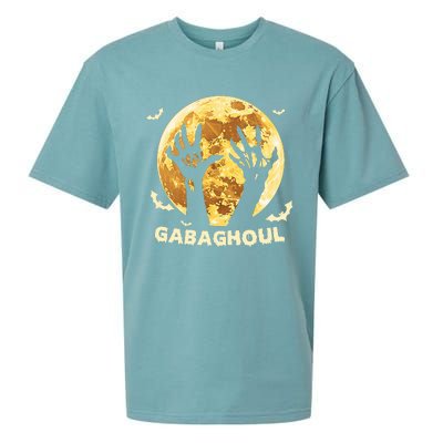 Gabaghoul Ghost Italian Ham Halloween Gabagool Parody Sueded Cloud Jersey T-Shirt