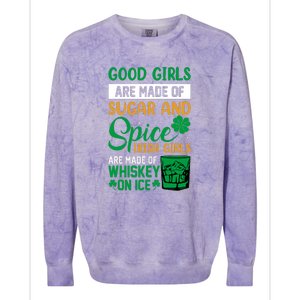 Good Girls Irish Girls Ireland Irish Proud St Patrick Day Colorblast Crewneck Sweatshirt