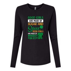 Good Girls Irish Girls Ireland Irish Proud St Patrick Day Womens Cotton Relaxed Long Sleeve T-Shirt