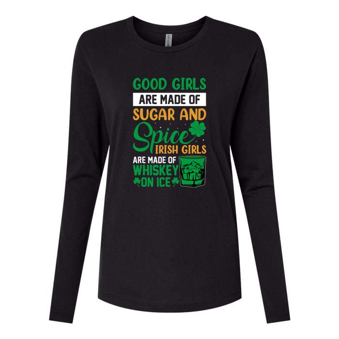 Good Girls Irish Girls Ireland Irish Proud St Patrick Day Womens Cotton Relaxed Long Sleeve T-Shirt