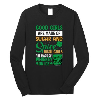 Good Girls Irish Girls Ireland Irish Proud St Patrick Day Long Sleeve Shirt