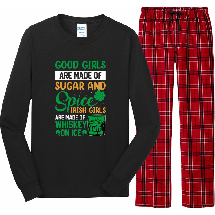 Good Girls Irish Girls Ireland Irish Proud St Patrick Day Long Sleeve Pajama Set