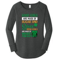 Good Girls Irish Girls Ireland Irish Proud St Patrick Day Women's Perfect Tri Tunic Long Sleeve Shirt