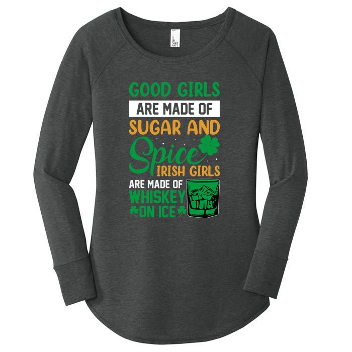 Good Girls Irish Girls Ireland Irish Proud St Patrick Day Women's Perfect Tri Tunic Long Sleeve Shirt