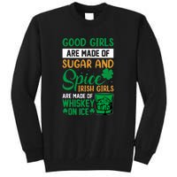 Good Girls Irish Girls Ireland Irish Proud St Patrick Day Tall Sweatshirt