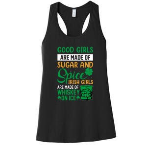 Good Girls Irish Girls Ireland Irish Proud St Patrick Day Women's Racerback Tank