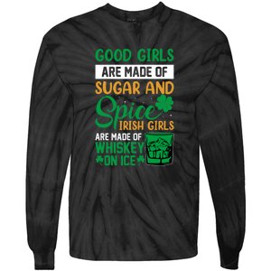 Good Girls Irish Girls Ireland Irish Proud St Patrick Day Tie-Dye Long Sleeve Shirt