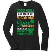 Good Girls Irish Girls Ireland Irish Proud St Patrick Day Ladies Long Sleeve Shirt