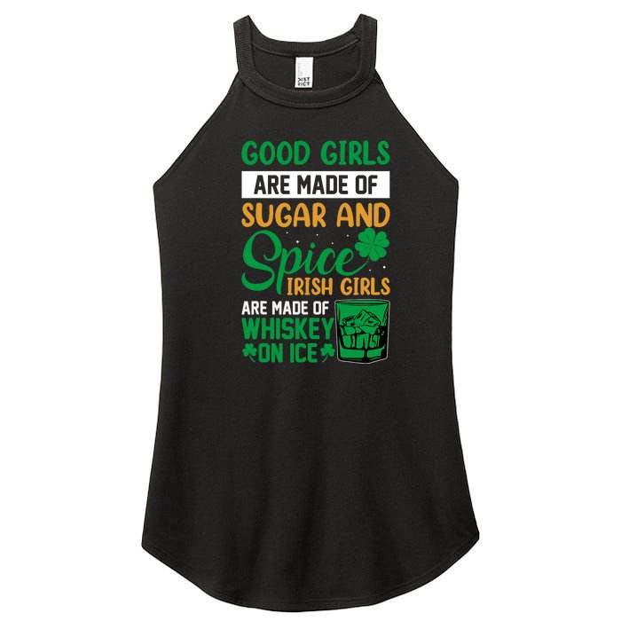 Good Girls Irish Girls Ireland Irish Proud St Patrick Day Women's Perfect Tri Rocker Tank