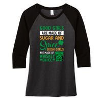 Good Girls Irish Girls Ireland Irish Proud St Patrick Day Women's Tri-Blend 3/4-Sleeve Raglan Shirt