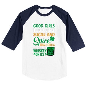 Good Girls Irish Girls Ireland Irish Proud St Patrick Day Baseball Sleeve Shirt