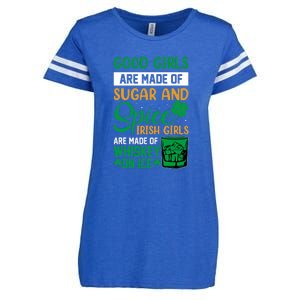 Good Girls Irish Girls Ireland Irish Proud St Patrick Day Enza Ladies Jersey Football T-Shirt