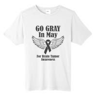 Go Gray In May Brain Tumor Awareness Cancer Hope Gray Ribbon Tall Fusion ChromaSoft Performance T-Shirt