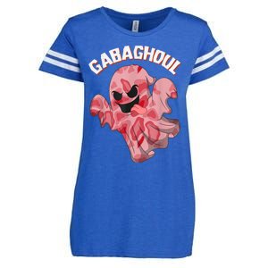 Gabaghoul Ghost Italian Ham Halloween Gabagool Parody Enza Ladies Jersey Football T-Shirt