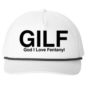 Gilf God I Love Fentanyl Snapback Five-Panel Rope Hat