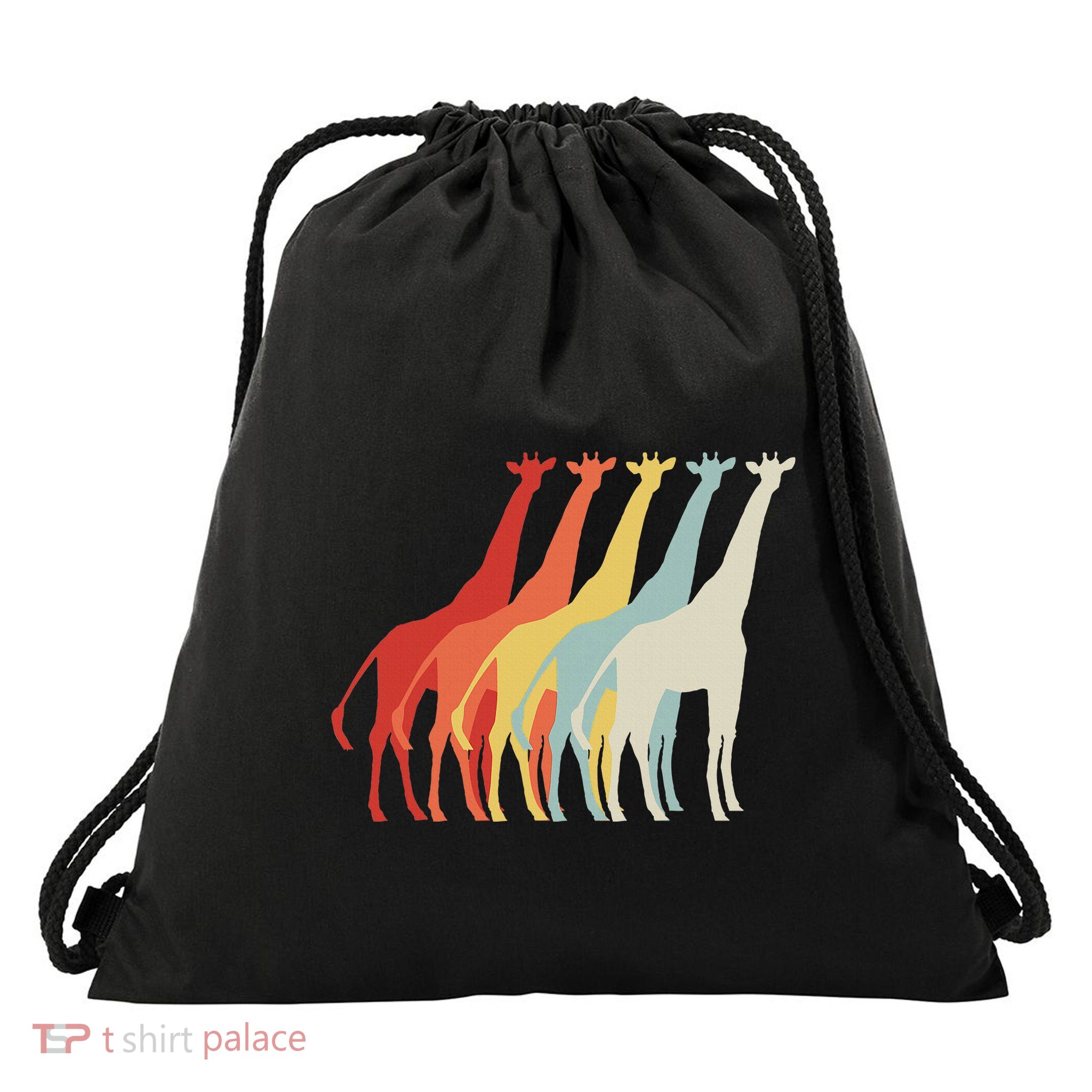 Giraffe Drawstring Bag