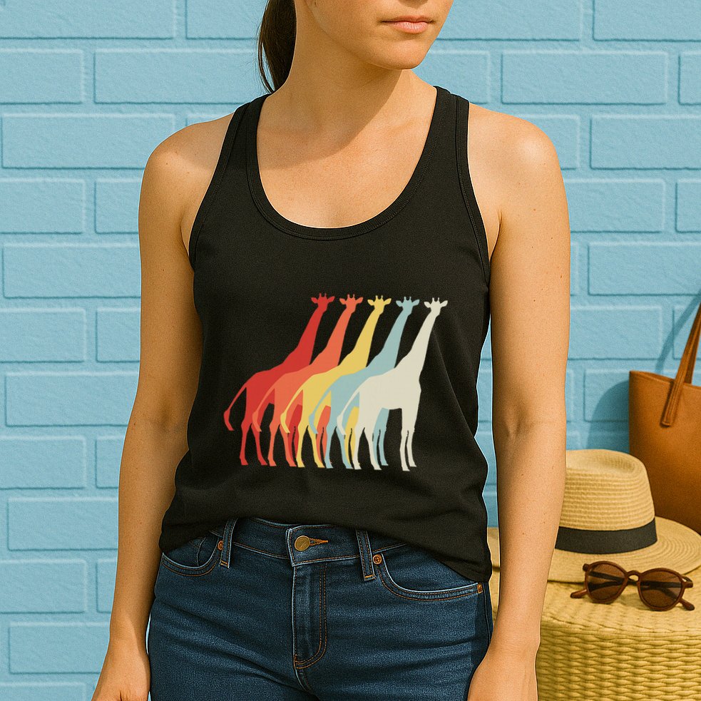 Giraffe Womens Tank Top