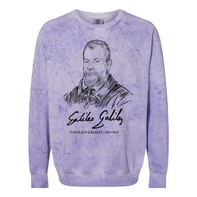 Galileo Galilei Italian Astronomer Astronomy Science Colorblast Crewneck Sweatshirt